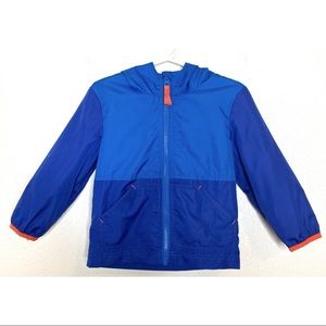 Cat & Jack blue size 2T lined windbreaker NWOT